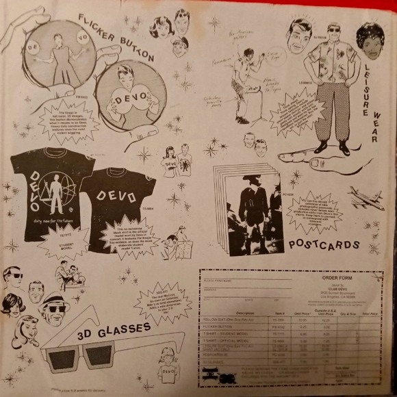 Devo Freedom of Choice Limited Edition Club Version LP 1st Pressing - Picture 4 of 9